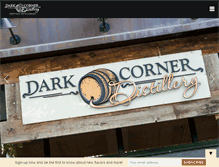 Tablet Screenshot of darkcornerdistillery.com